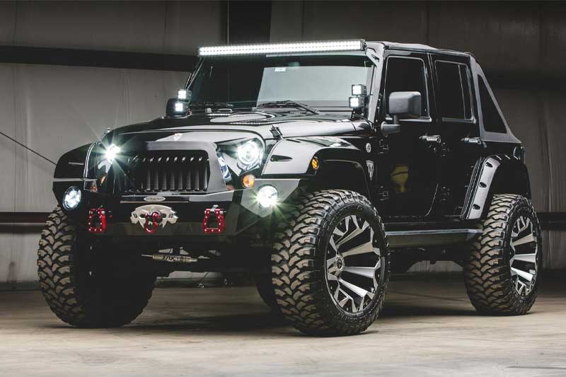 jeep wrangler custom front