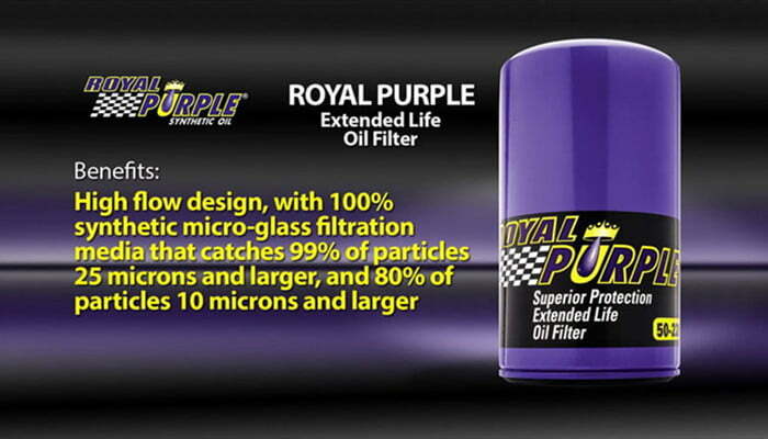 royal purple oil filter review